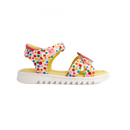 Παιδικό λευκό πέδιλο Agatha Ruiz de la Prada 222946